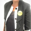 Disruptive badge on model